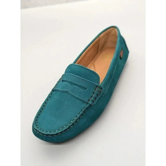 G.H. Bass & Co. Shoes - **Single Left Shoe** G.H. Bass Women's Dylan Aqua Suede Driver Loafers Size 7